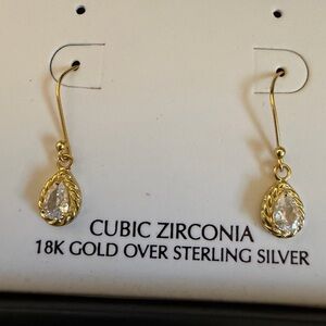 Giani Bernini Gold Drop Hook Earrings - Women's Jewelry